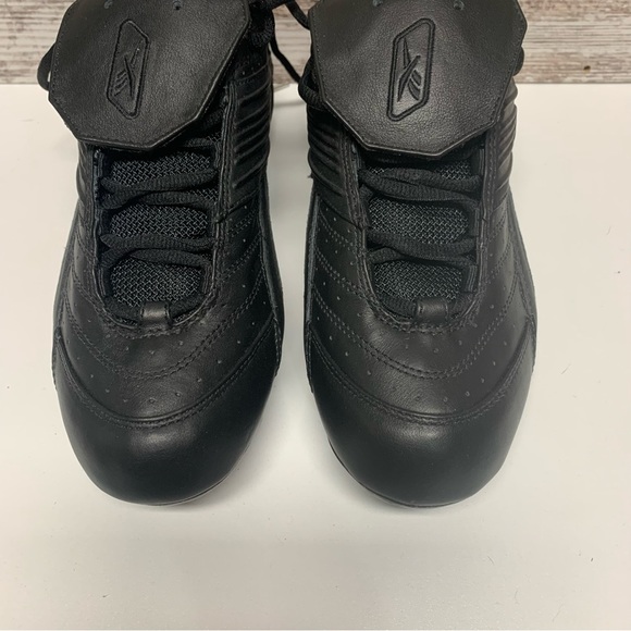 REEBOK RB209 KTS MID METAL STEEL BASEBALL CLEATS BLACK NEW MENS - Picture 5 of 6